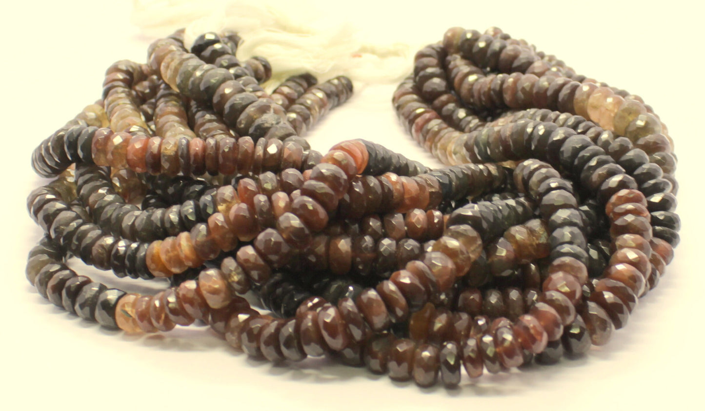 Scopolite Faceted Rondelle Beads Natural Scopolite Rondelle Beads Faceted Scopolite Beads for Jewelry Necklace & Bracelet Making Craft
