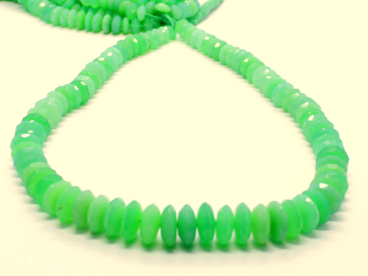 Chrysoface Faceted Rondelle Beads 8-12 MM Chrysoface Rondelle Beads Faceted Chrysoface Beads for Jewelry Making Necklace & Bracelet Craft