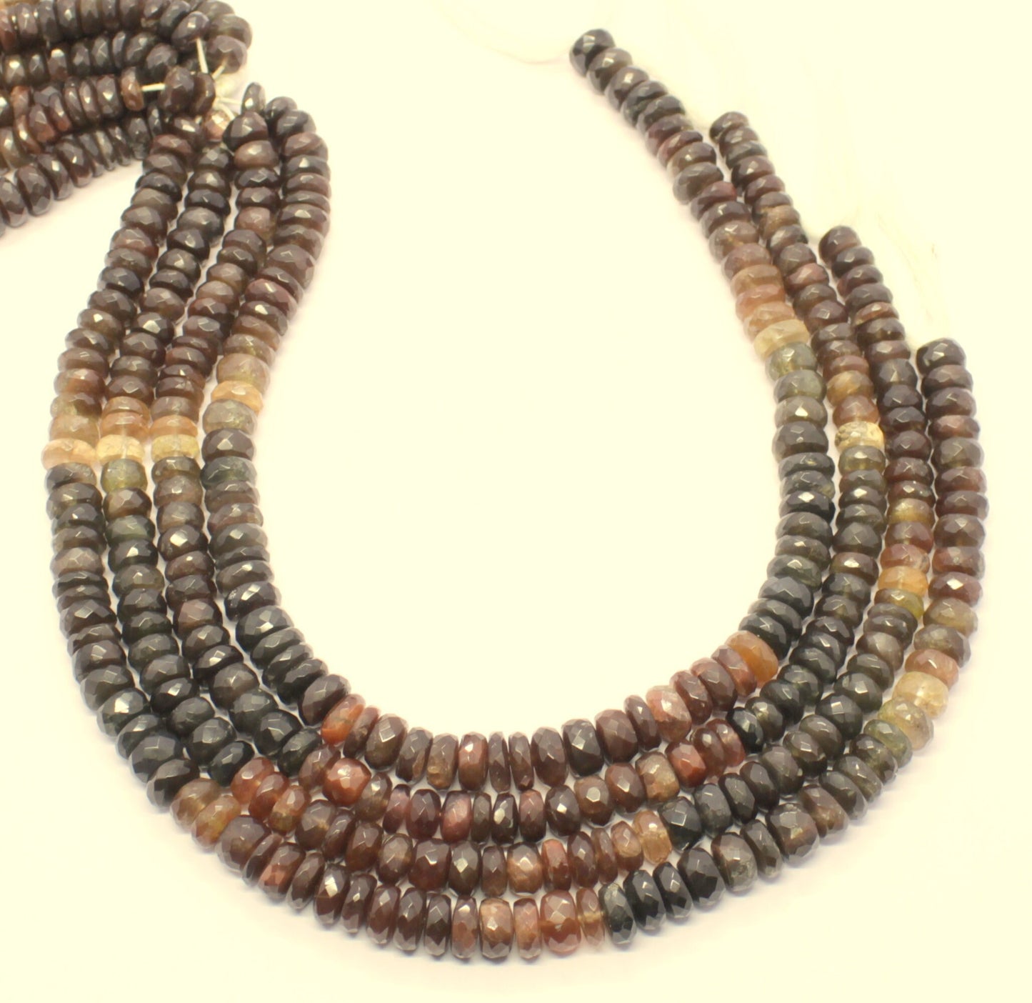Scopolite Faceted Rondelle Beads Natural Scopolite Rondelle Beads Faceted Scopolite Beads for Jewelry Necklace & Bracelet Making Craft