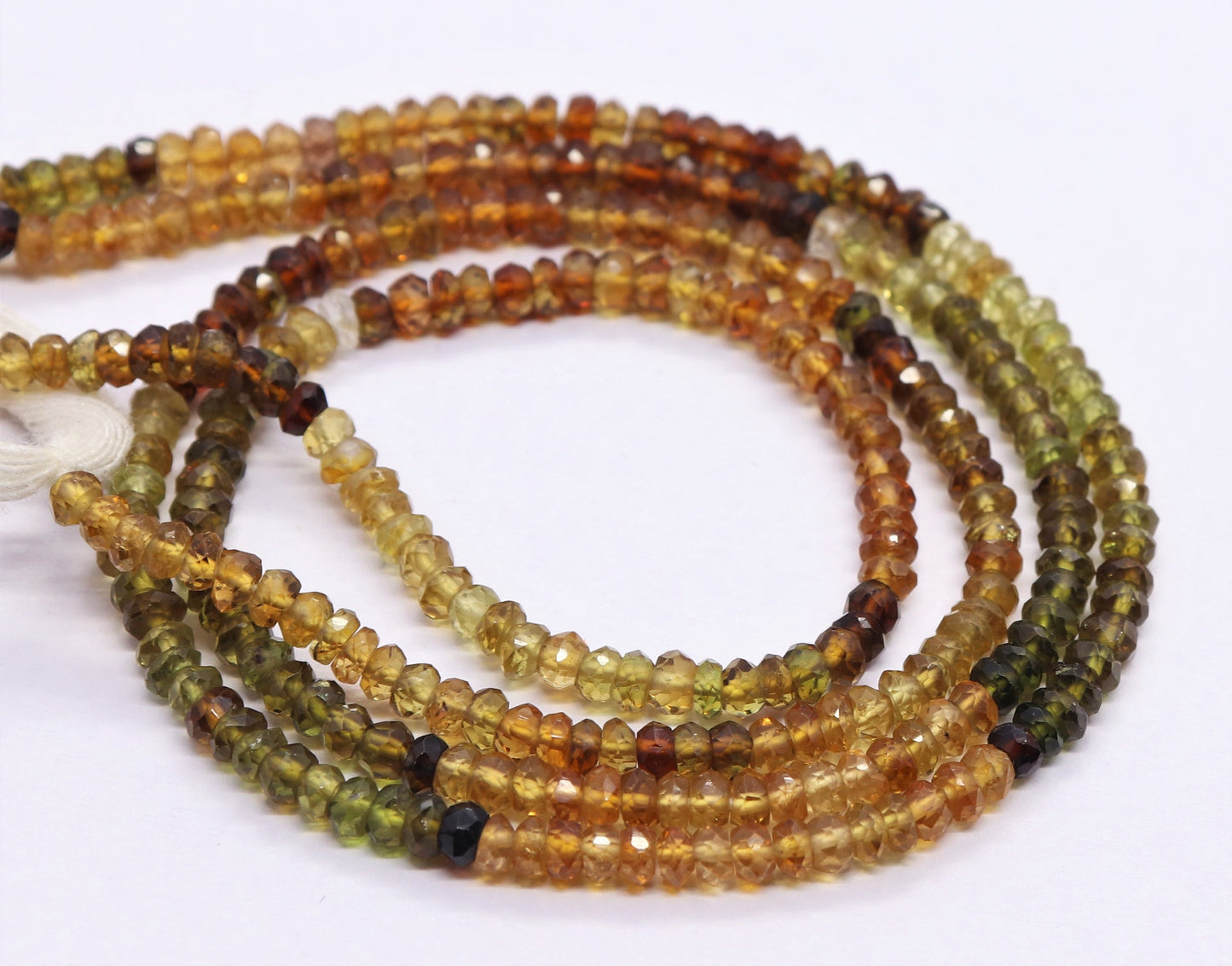 AAA Petro Tourmaline Faceted Rondelle Beads, Natural 3MM Petro Tourmaline Rondelle Bead, 13” Tourmaline Gemstone Beads