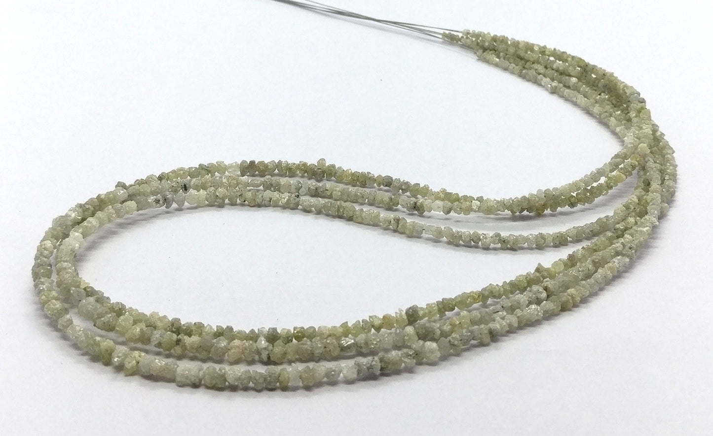 White Diamond Raw Uncut Beads Natural White Diamond Raw Beads 2.5-3.5 MM Diamond Raw Uncut Chips Beads for Designer Jewelry Making Craft