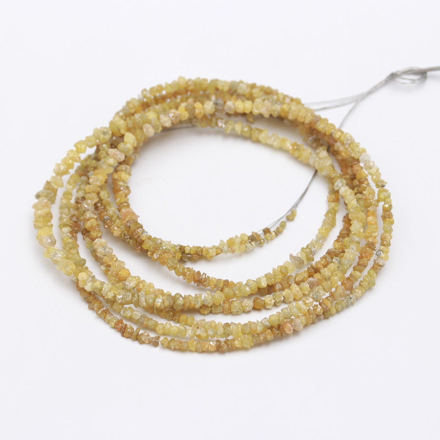 Yellow Diamond Uncut Beads Natural Diamond Raw Beads 2.5-3.5 MM Yellow Diamonds Raw Uncut Chips Beads for Designer Jewelry Making Craft