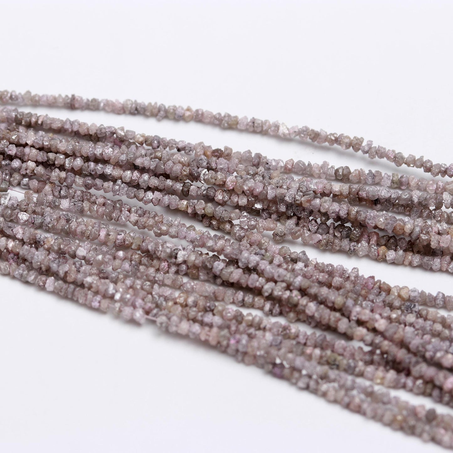 Pink Diamond Uncut Beads Natural Diamond Raw Beads 2.5-3.5 MM Light Pink Diamond Raw Uncut Chips Beads for Designer Jewelry Making Craft