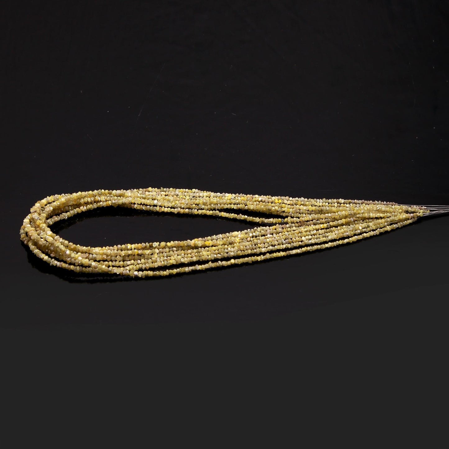 Yellow Diamond Raw Uncut Beads Natural Diamond Raw Beads 2.5-3.5 MM Yellow Diamonds Raw Uncut Chips Beads for Designer Jewelry Making Craft