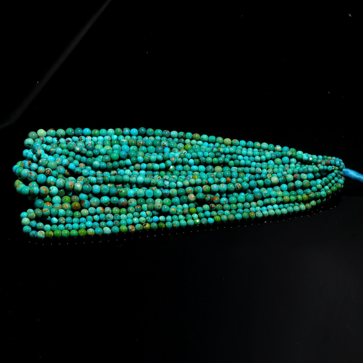 Turquoise Smooth Round Beads Natural Turquoise Smooth Gemstone 5 MM Beads for Handmade Designer Jewelry Necklace Bracelet Earrings Making