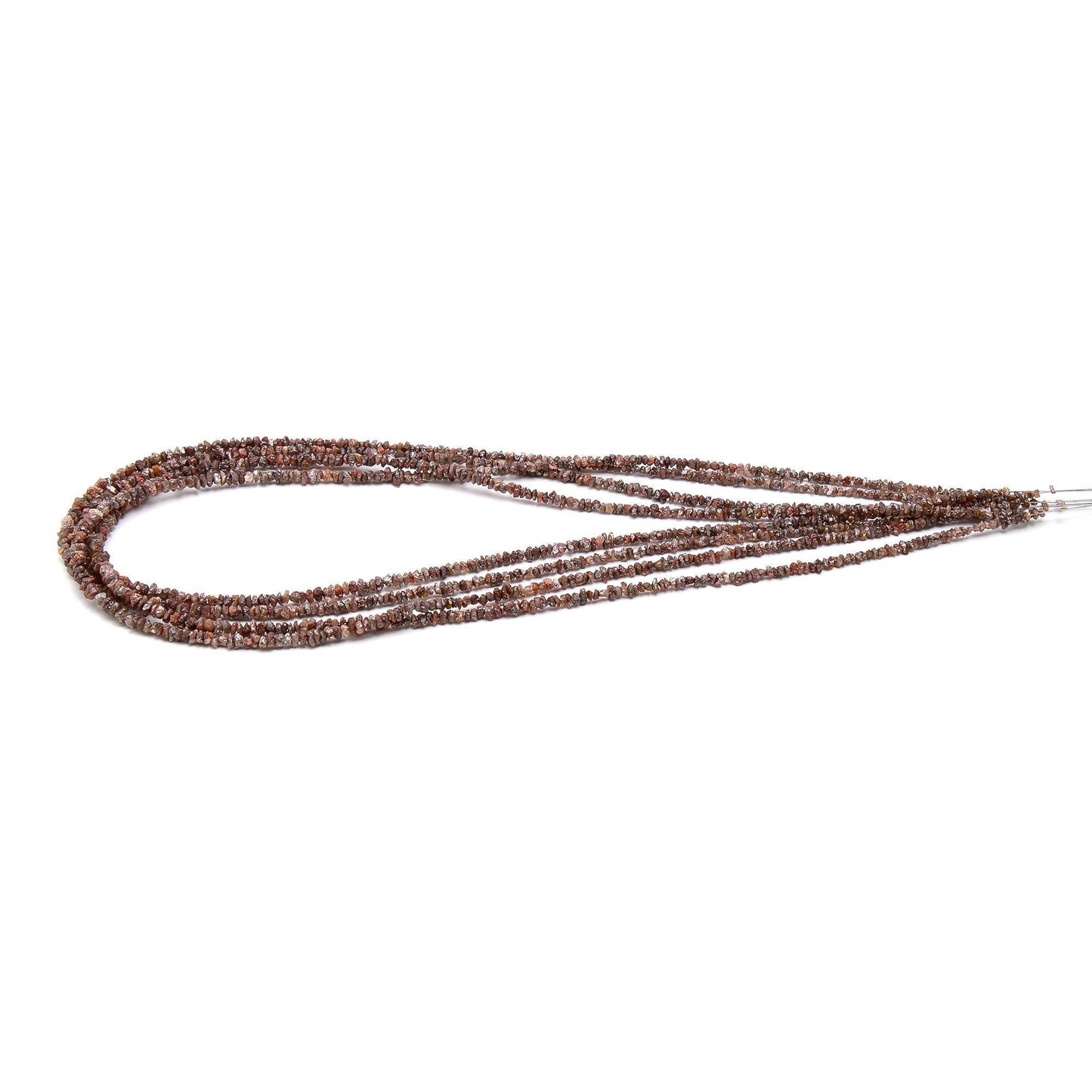 Chocolate Diamond Raw Uncut Beads 2.5-3.5 MM Natural Brown Diamond Raw Beads Coffee Color Raw Chips Beads for Designer Jewelry Making Craft