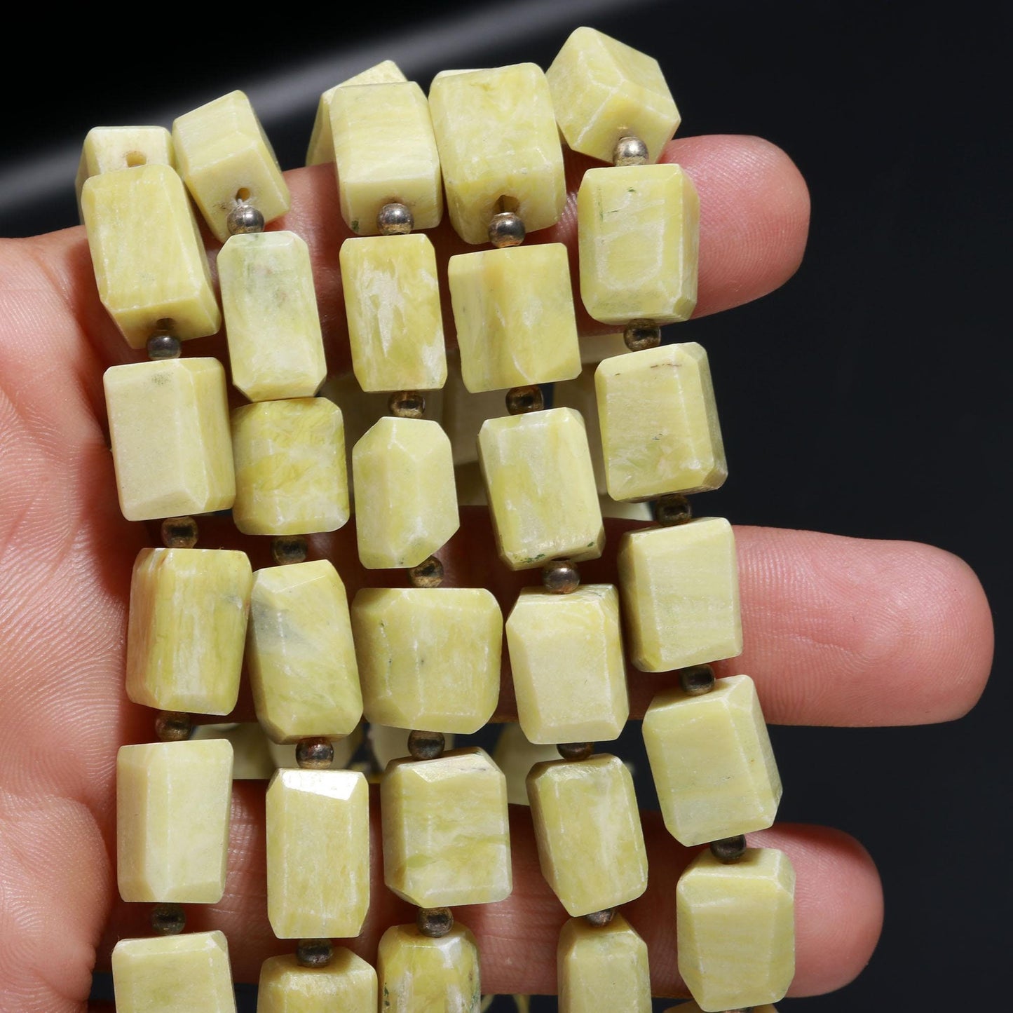 Olive Jade Tumble Excellent Quality Natural Olive Jade Nuggets Yellow Jade Beads Natural Tumble Olive Jade for Designer Jewelry Making Craft