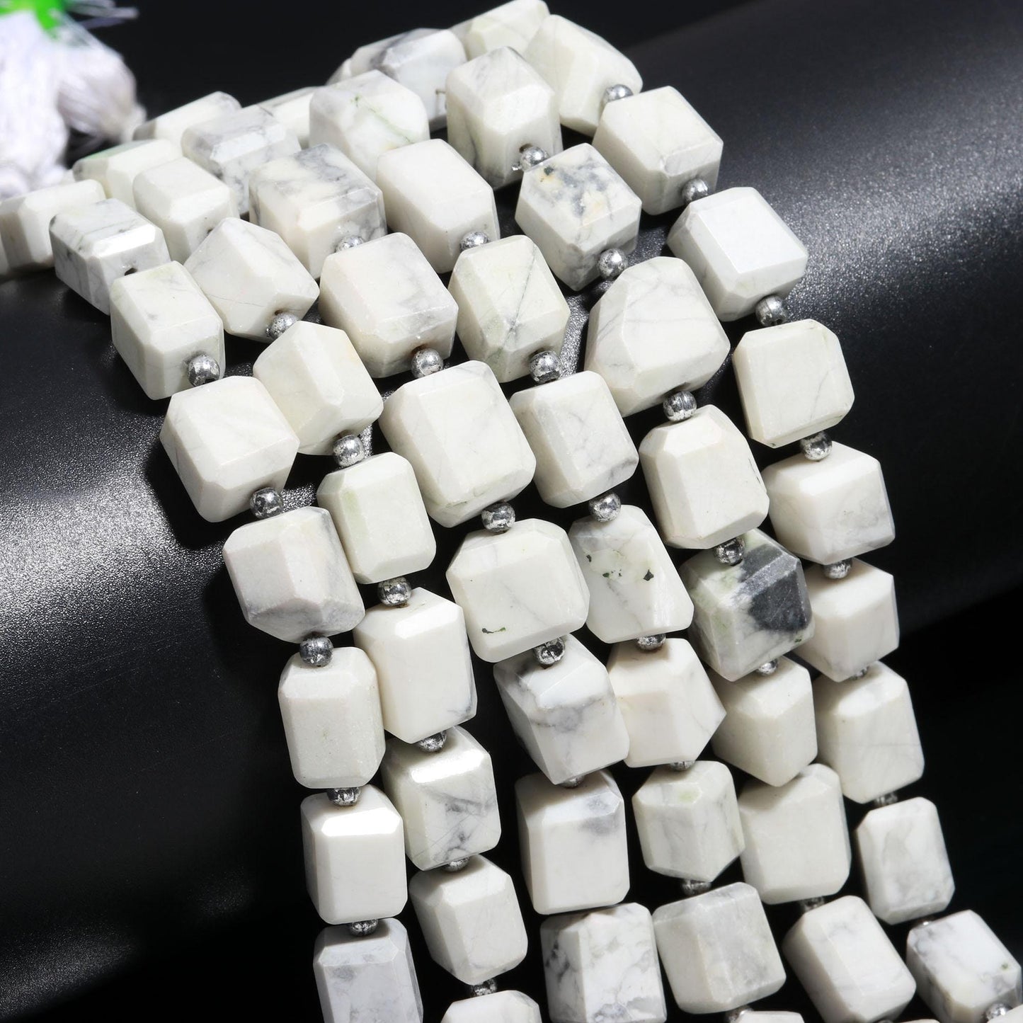 Howlite Tumble Beads Excellent Quality Natural Howlite Nuggets Beads Howlite Tumble Nuggets Beads for Designer Jewelry Making Craft Sale