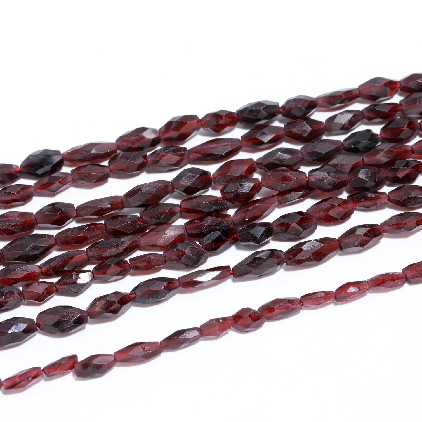 Garnet Oval Shape Beads Natural Garnet Faceted Oval Shape Gemstone Bead for Handmade Designer Jewelry Necklace Earrings Pendant Making Craft