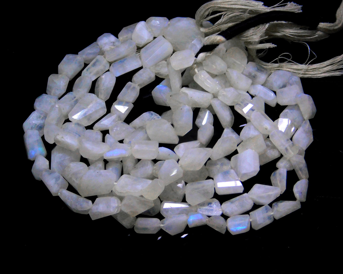 Rainbow Moonstone Tumble Excellent Quality Natural Rainbow Moonstone Nuggets Beads Natural Rainbow Tumble for Designer Jewelry Making Craft