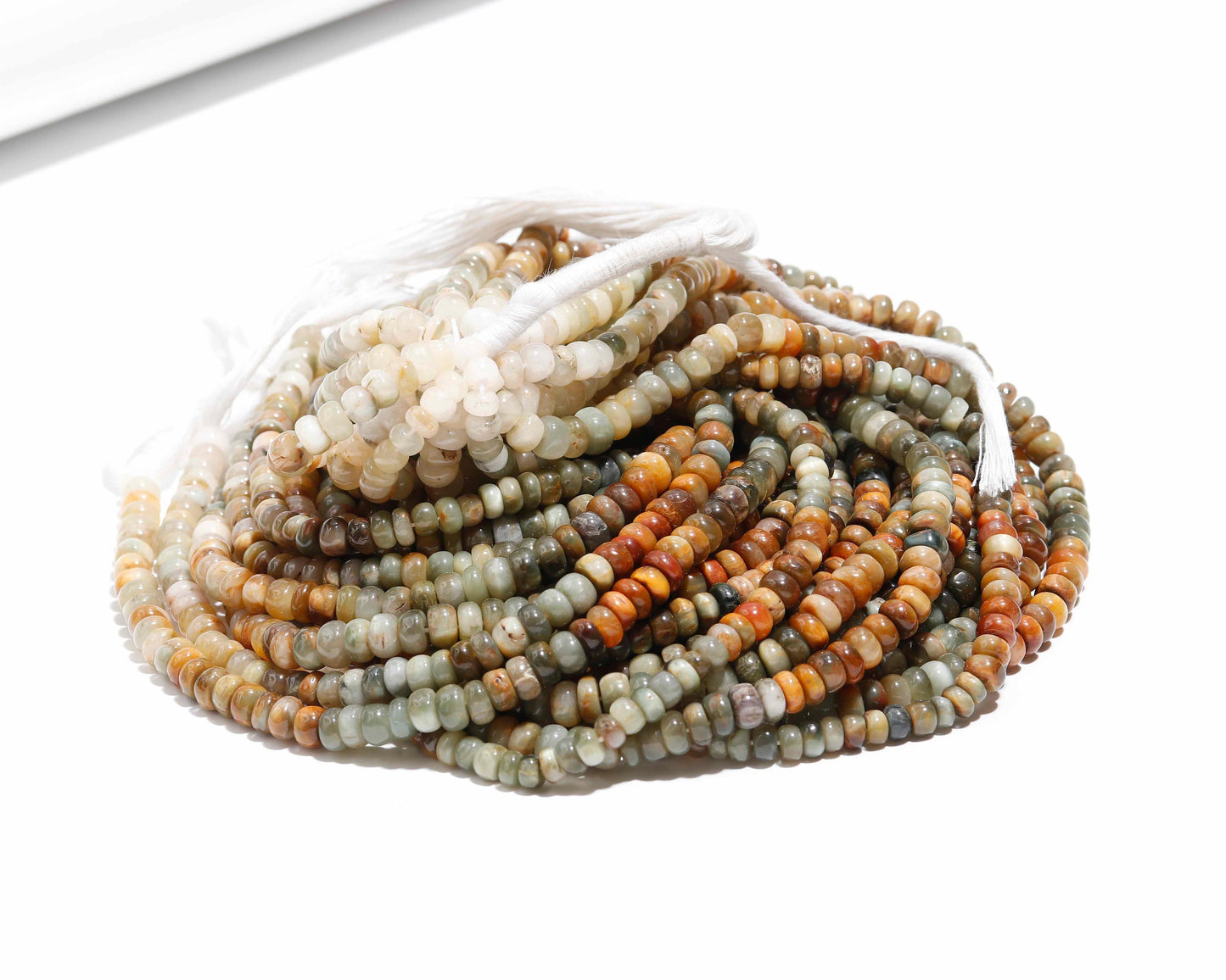 Cat's Eye Smooth Rondelle Beads 6-7 MM, 7-8MM, 8-9 MM Natural Cat's Eye Plain Beads for Handmade Designer Jewelry Necklace Bracelet Making