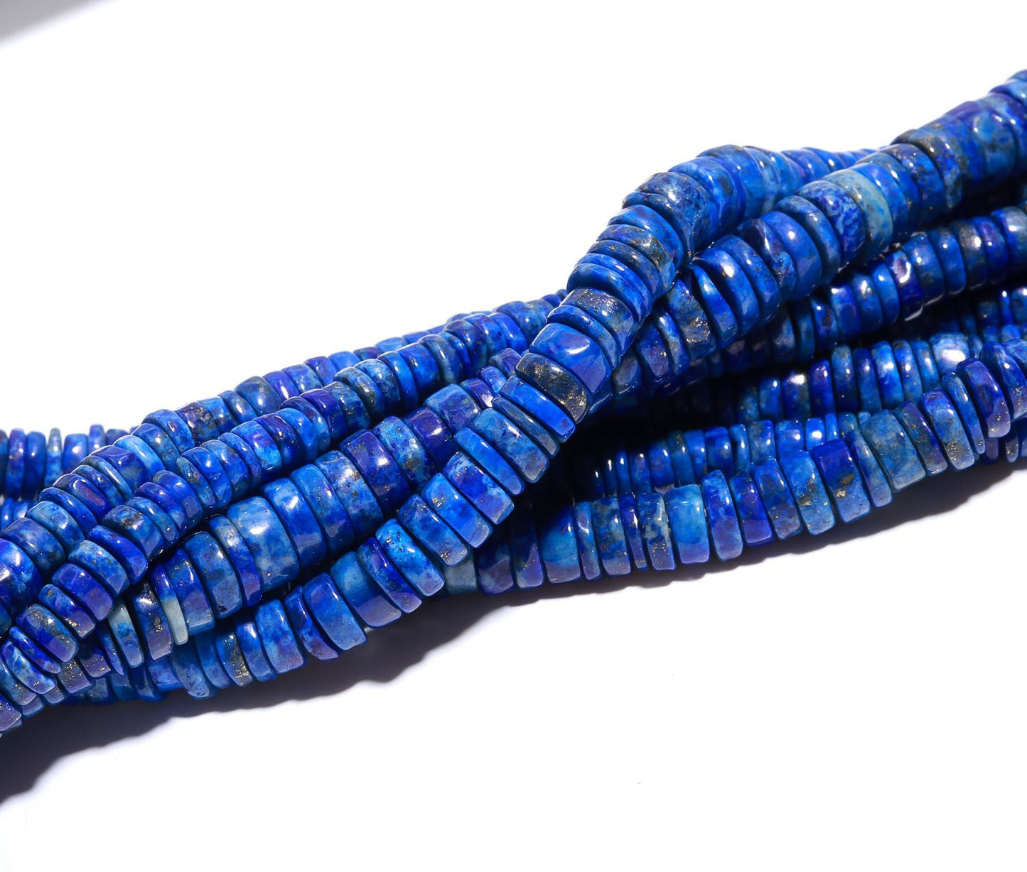 Lapis Lazuli Heishi Washer Beads Super Quality Natural Lapis Lazuli Heishi Washer Beads 16 Inch Heishi Washer Lapis Lazuli Beads for Jewelry
