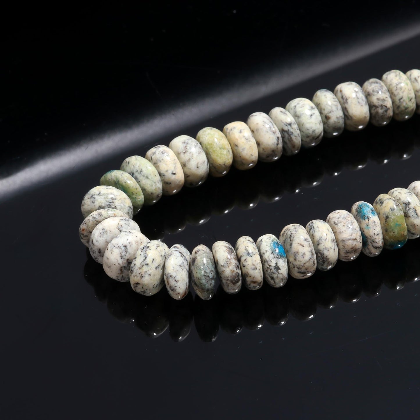 K2 Jasper Rondelle Smooth Beads K2 Jasper Beads Rare Natural K2 Jasper 12 MM Rondelle for Designer Handmade Jewelry Necklace Making Craft