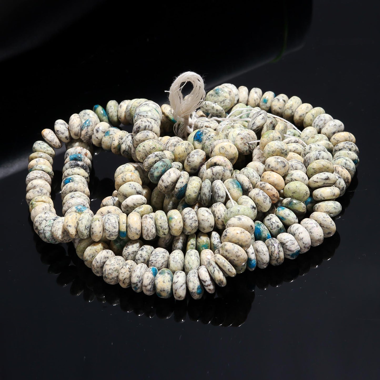 K2 Jasper Rondelle Smooth Beads K2 Jasper Beads Rare Natural K2 Jasper 12 MM Rondelle for Designer Handmade Jewelry Necklace Making Craft
