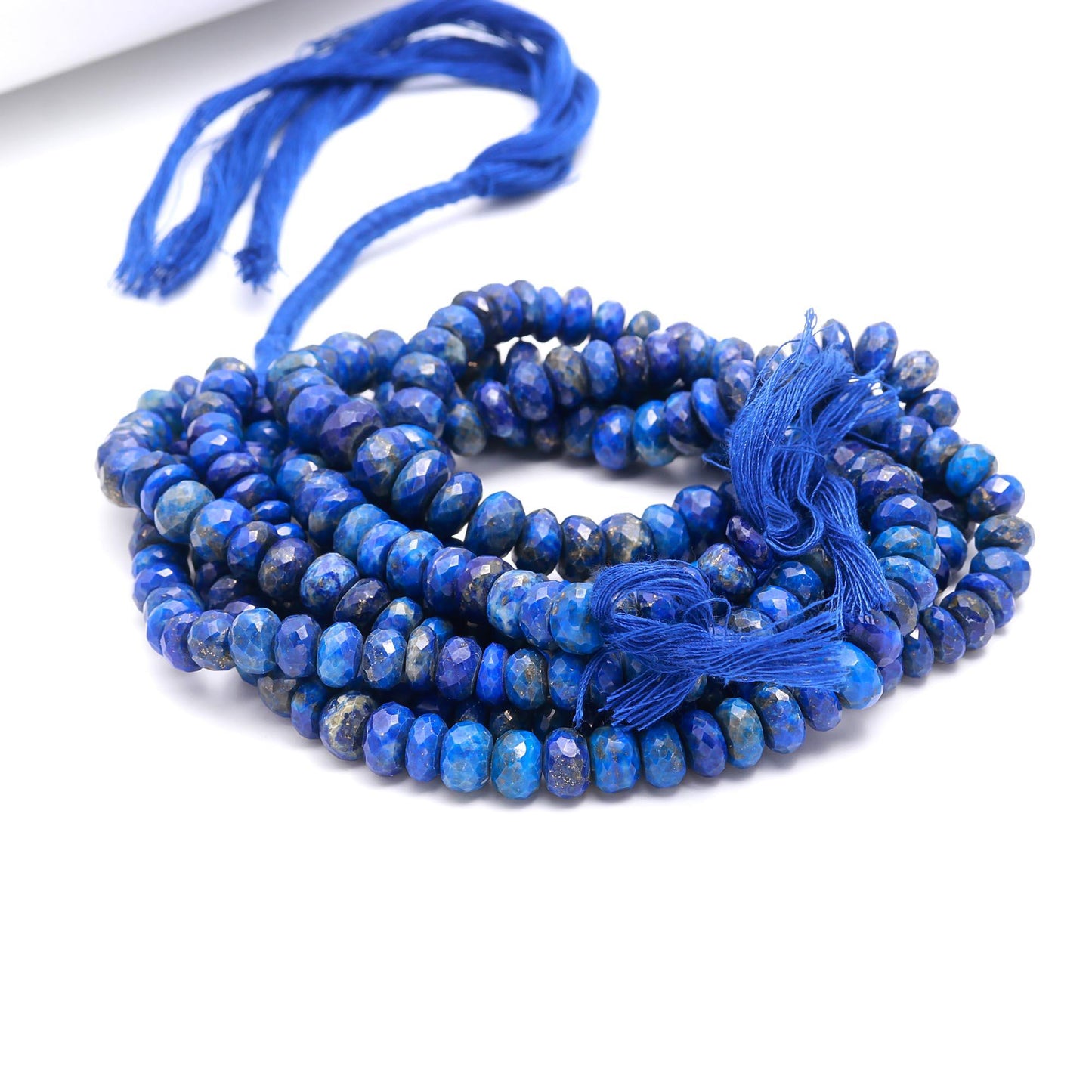 Lapis Lazuli Faceted Rondelle Beads Natural Lapis Lazuli Rondelle Beads Faceted Lapis Lazuli Beads for Designer Jewelry Making Craft