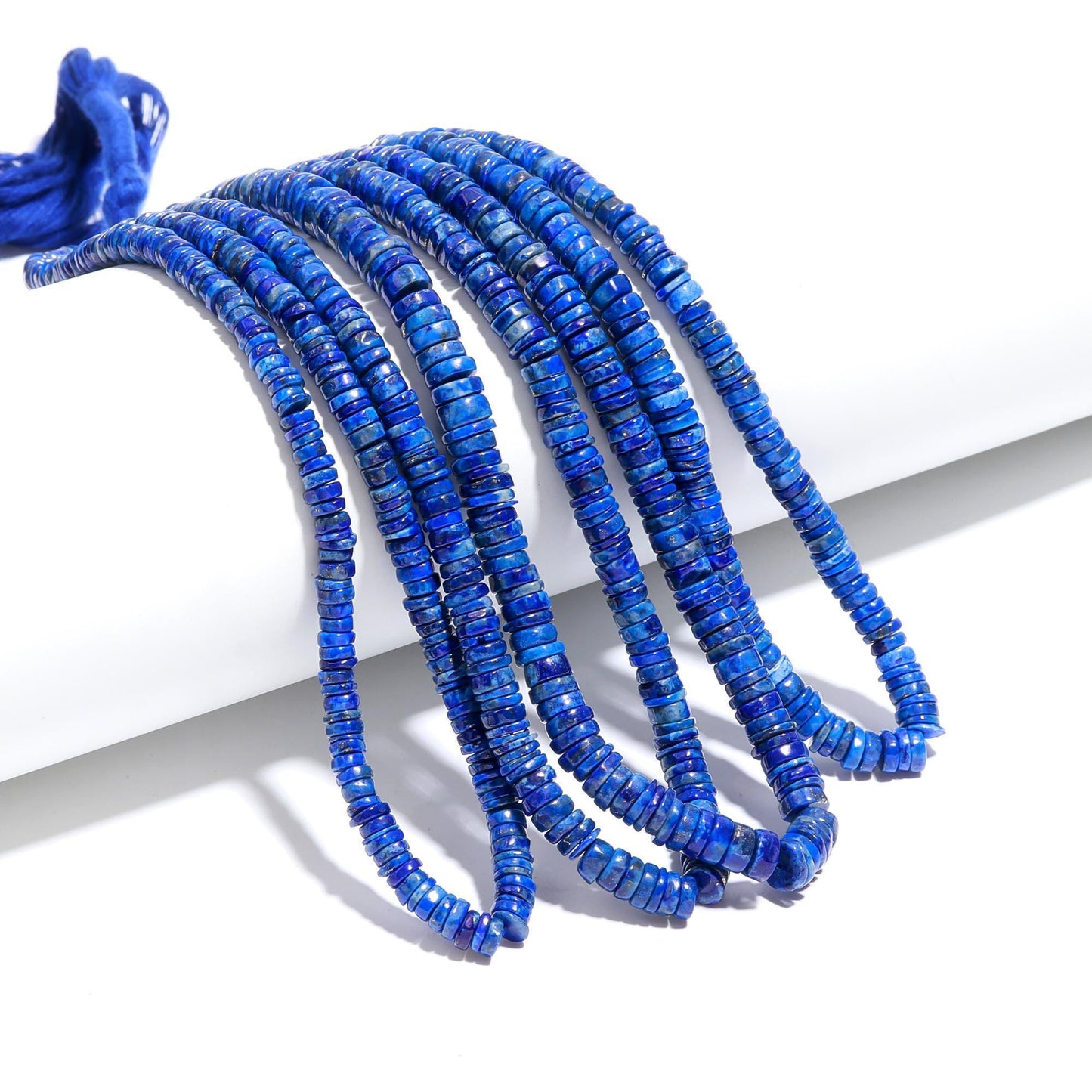 Lapis Lazuli Heishi Washer Beads Super Quality Natural Lapis Lazuli Heishi Washer Beads 16 Inch Heishi Washer Lapis Lazuli Beads for Jewelry