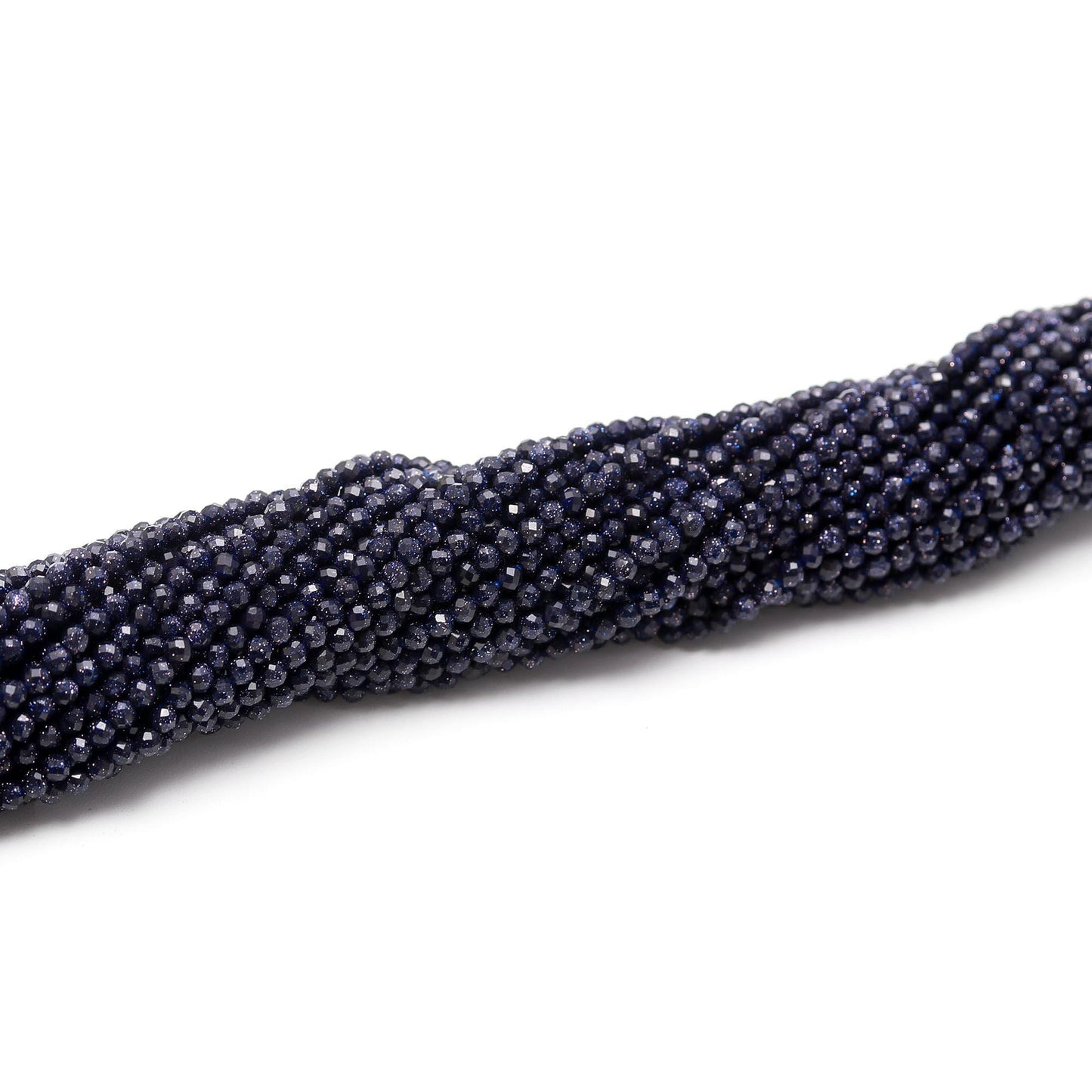 5 Strands Blue Jasper Faceted Rondelle Beads 2.5 MM Natural Blue Jasper Rondelle Beads 13" Strand Blue Jasper for Designer Jewelry Craft