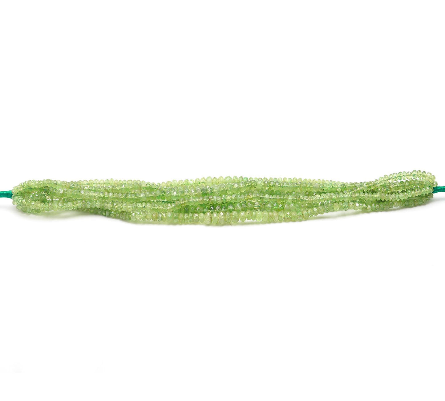 Natural Zambia Emerald Faceted Rondelle Beads 3-5 MM Emerald Rondelle Beads for Handmade Designer Jewelry Making Craft & Bijoux Supplies