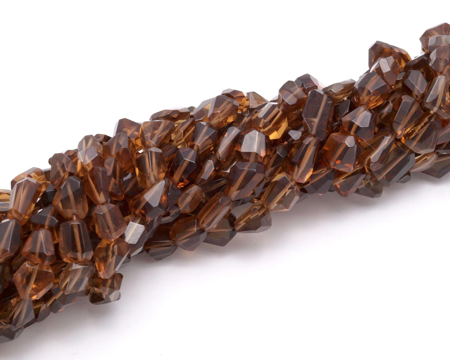 Beer Quartz Nugget Bead Faceted Nugget Bead Natural Beer Quartz Tumble 13" Strand Beer Quartz Gemstone Nugget/Tumble for Jewelry Design