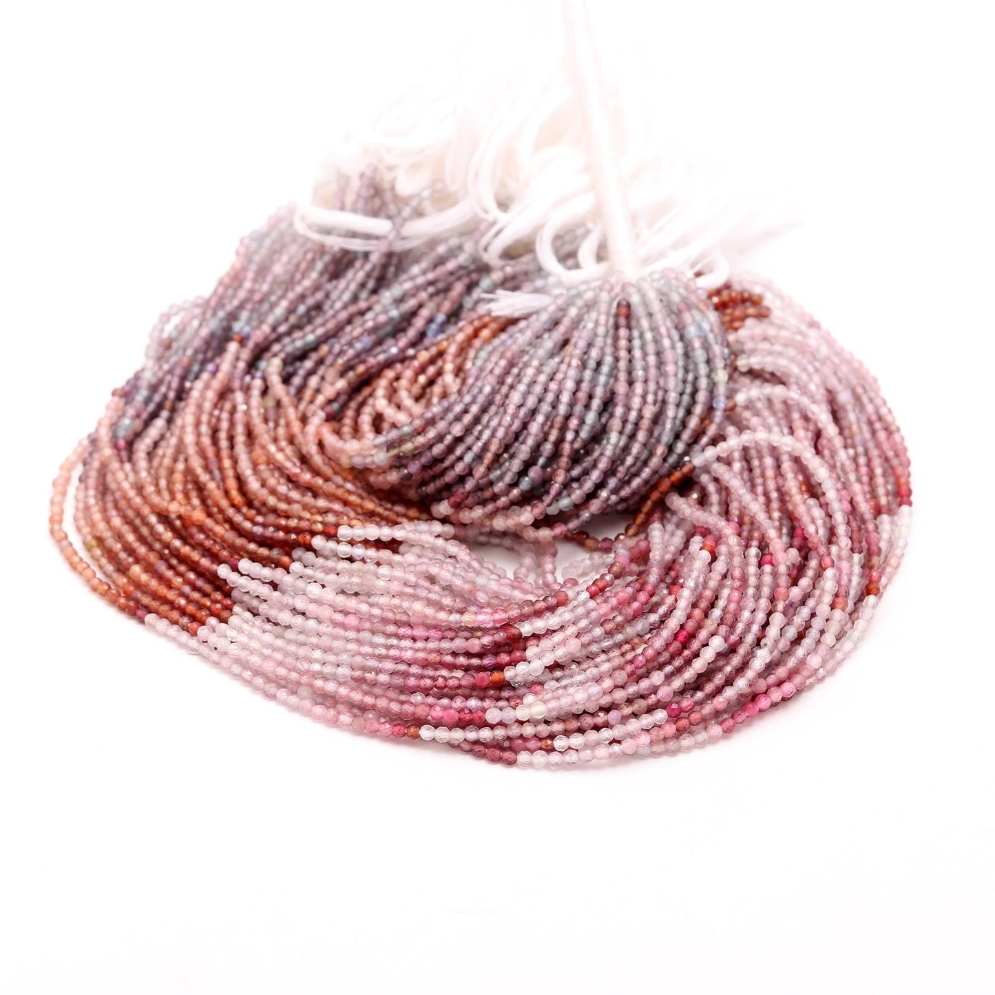 AAA Natural Tundra Sapphire Faceted Rondelle Beads, 2-2.25 MM Tundra Sapphire Rondelle Beads, 12” Sapphire Rondelle Beads