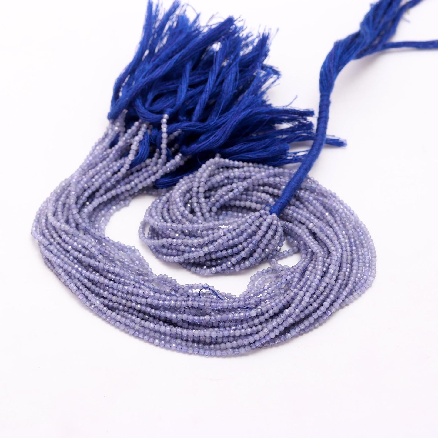 2.25 MM Tanzanite Faceted Rondelle Beads Natural Tanzanite Rondelle Beads Blue Tanzanite Beads for Handmade Designer Jewelry Making Craft