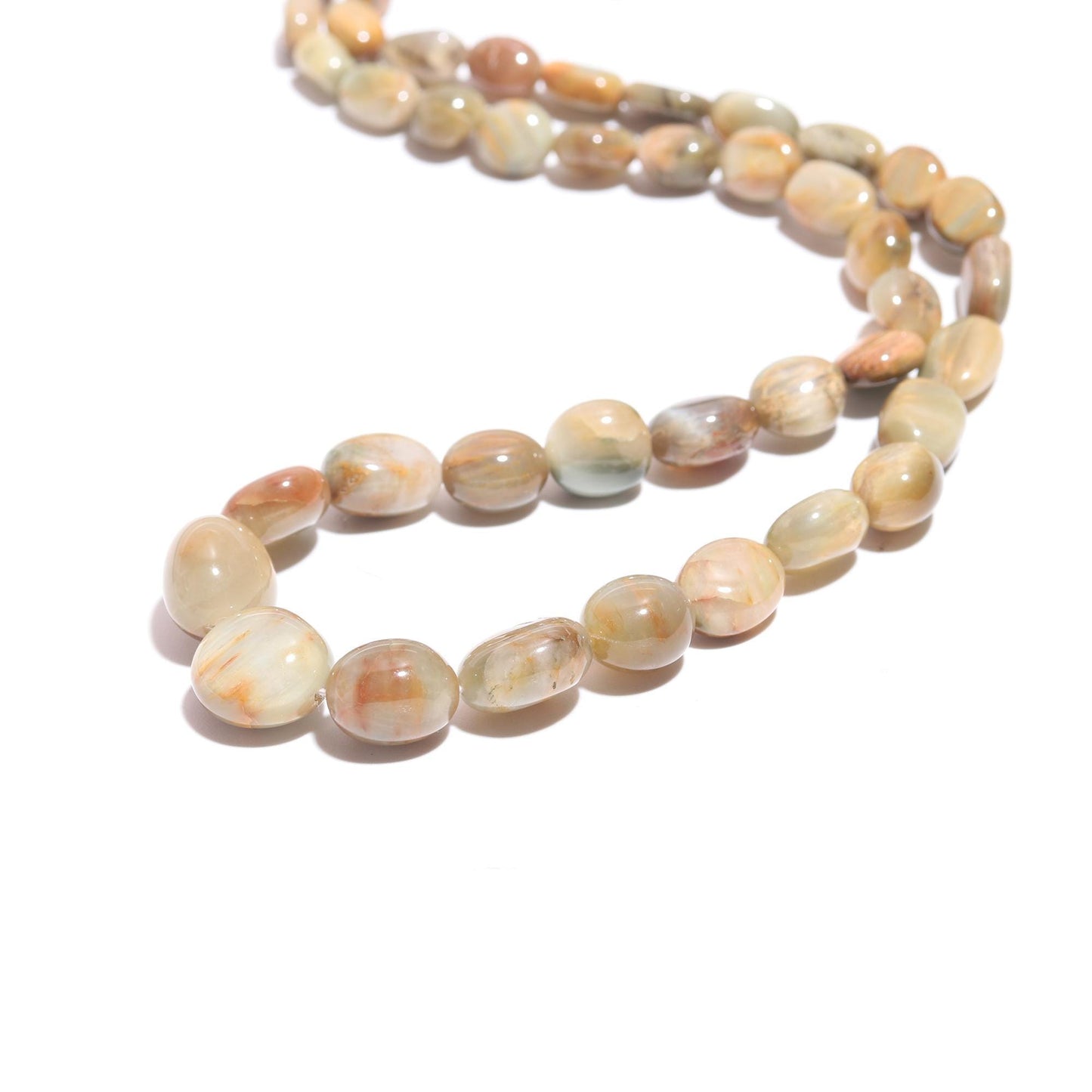 Cat's Eye Smooth Oval Beads 5x6 - 10x13 MM Natural Cat's Eye Oval Plain Beads for Handmade Designer Jewelry Necklace Bracelet Pendant Making