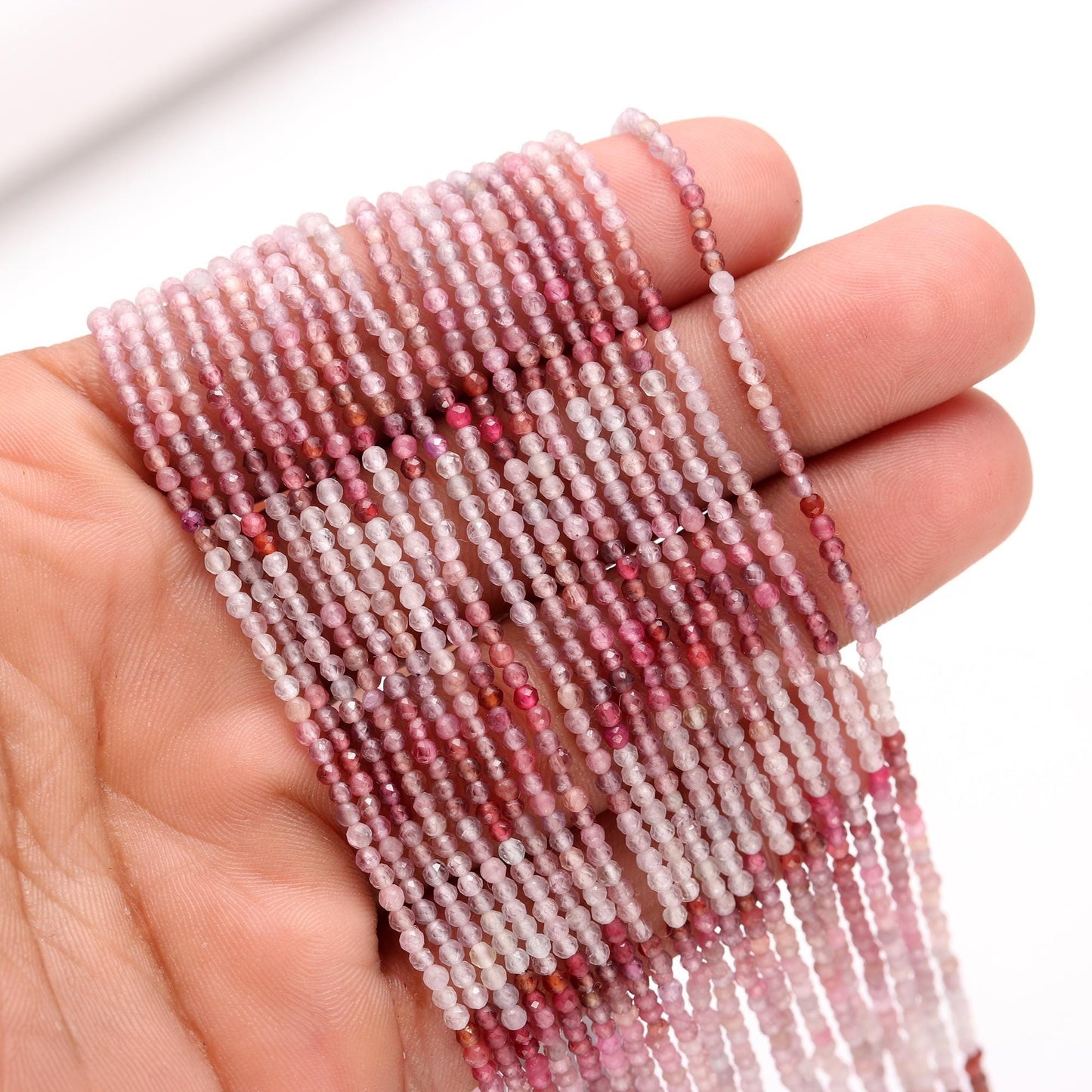 AAA Natural Tundra Sapphire Faceted Rondelle Beads, 2-2.25 MM Tundra Sapphire Rondelle Beads, 12” Sapphire Rondelle Beads
