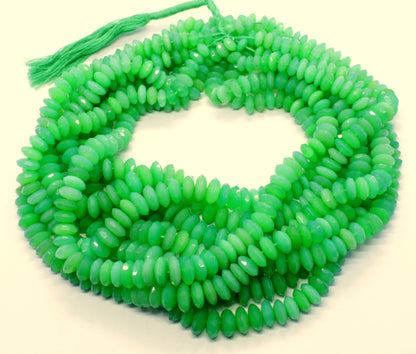 Chrysoface Faceted Rondelle Beads 8-12 MM Chrysoface Rondelle Beads Faceted Chrysoface Beads for Jewelry Making Necklace & Bracelet Craft