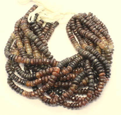 Scopolite Faceted Rondelle Beads Natural Scopolite Rondelle Beads Faceted Scopolite Beads for Jewelry Necklace & Bracelet Making Craft