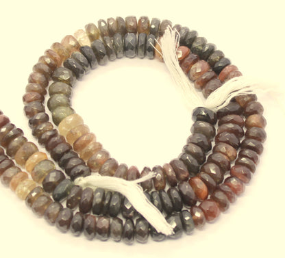 Scopolite Faceted Rondelle Beads Natural Scopolite Rondelle Beads Faceted Scopolite Beads for Jewelry Necklace & Bracelet Making Craft