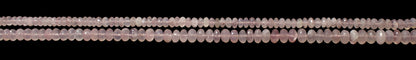 Rose Quartz Faceted Rondelle Beads Natural Rose Quartz Rondelle Beads Faceted Rose Quartz Beads for Designer Jewelry Making Craft