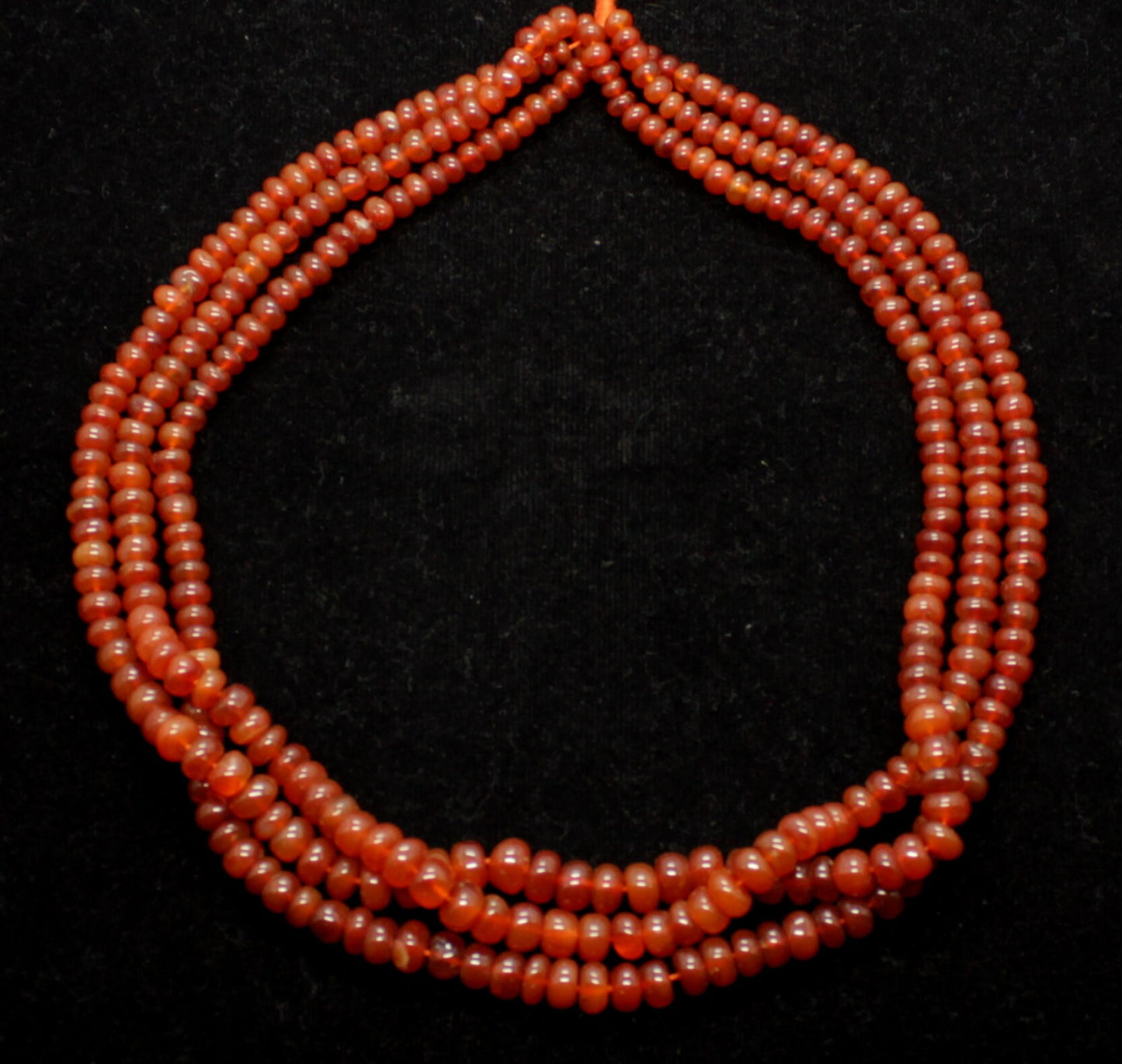Carnelian Smooth Rondelle Beads Smooth Carnelian Round Beads Carnelian/Caroline Round Beads for Handmade Designer Jewelry Making Craft