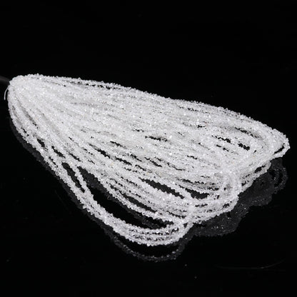 Clear White Herkimer Diamond Quartz Nuggets Beads Natural Uncut Diamond Quartz  Natural Herkimer Raw Beads for Designer Jewelry Making Craft