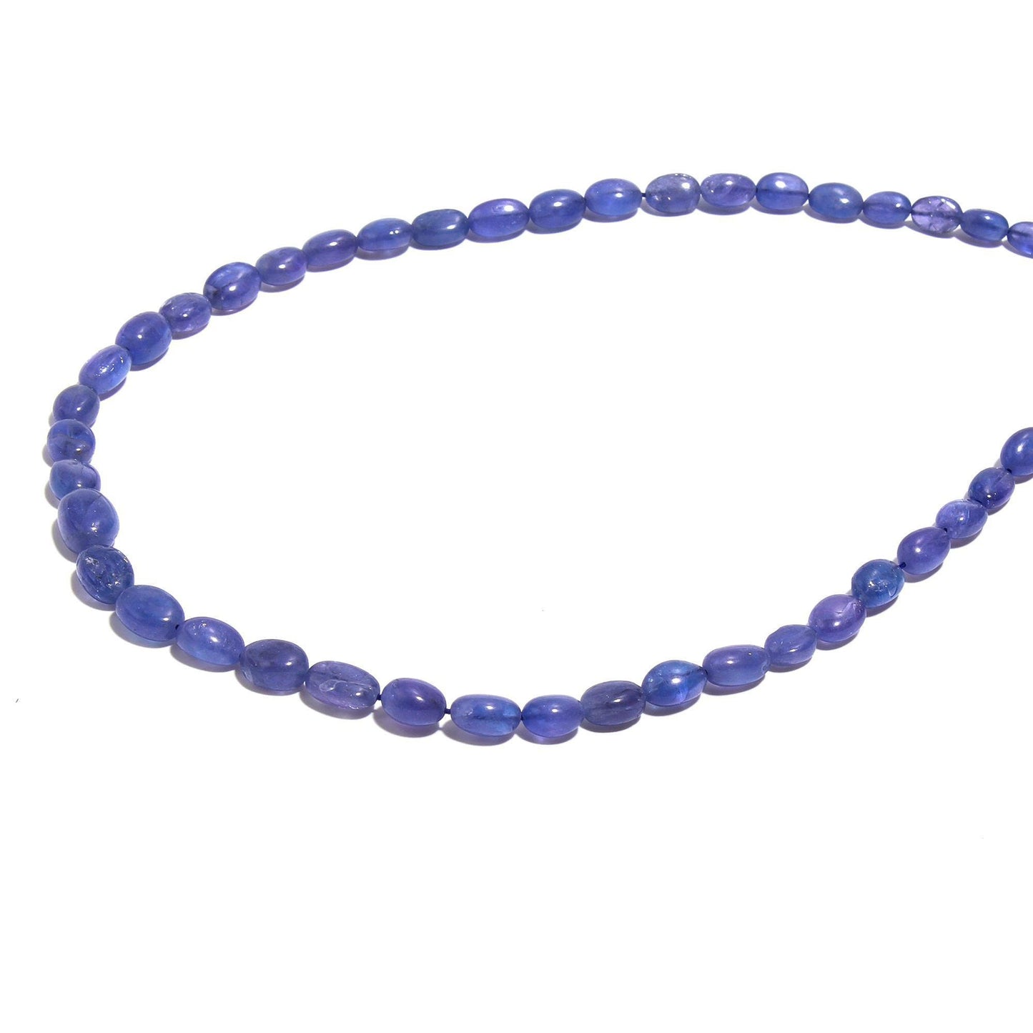 Precious Tanzanite Smooth Oval Shape Beads Natural Tanzanite Plain 4x6 MM Gemstone Beads for Designer Handmade Jewelry Making Craft & Bijoux