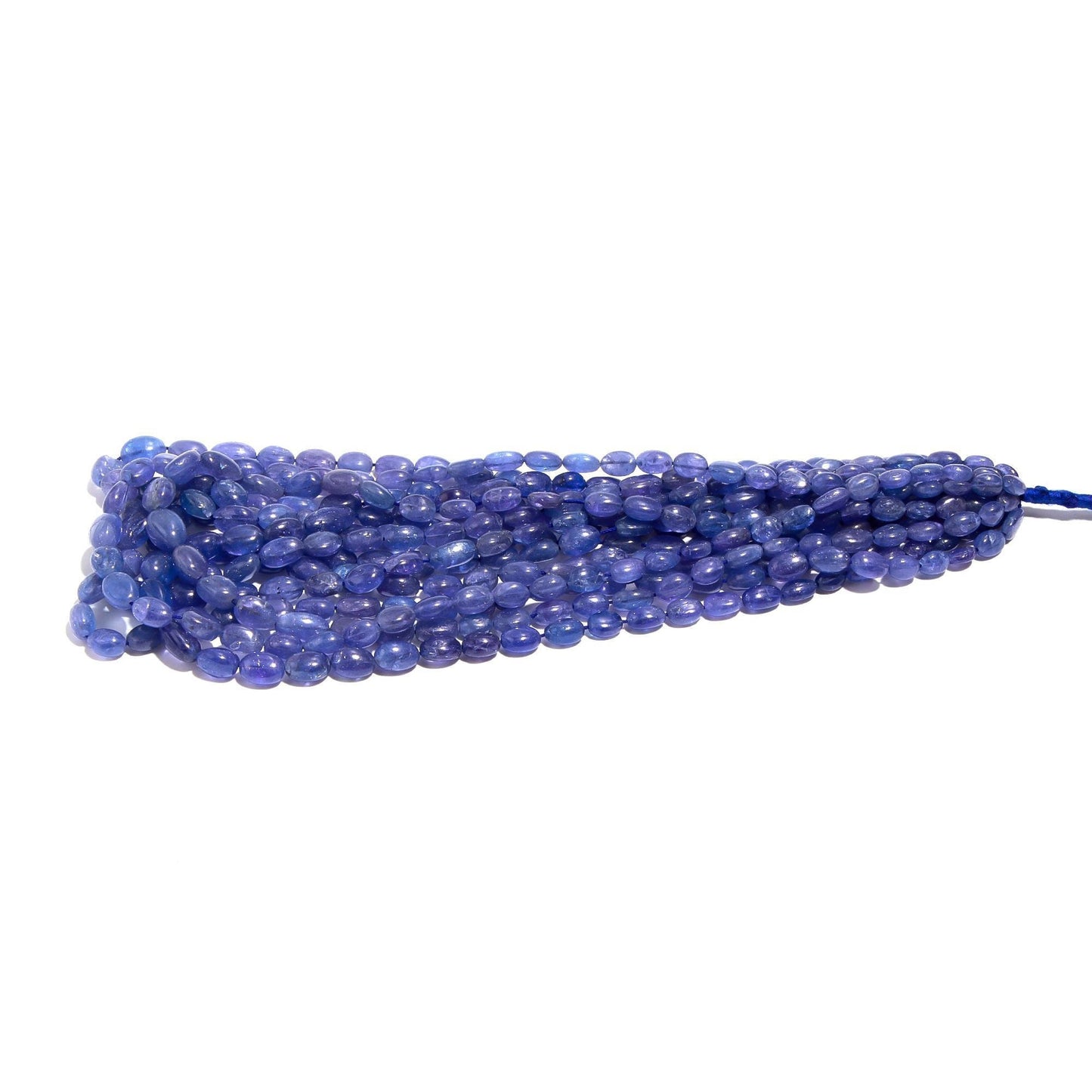 Precious Tanzanite Smooth Oval Shape Beads Natural Tanzanite Plain 4x6 MM Gemstone Beads for Designer Handmade Jewelry Making Craft & Bijoux