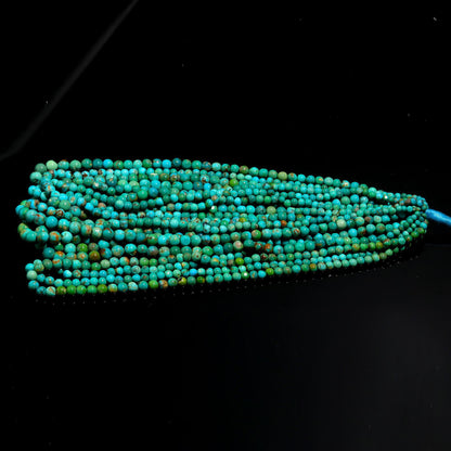 Turquoise Smooth Round Beads Natural Turquoise Smooth Gemstone 5 MM Beads for Handmade Designer Jewelry Necklace Bracelet Earrings Making
