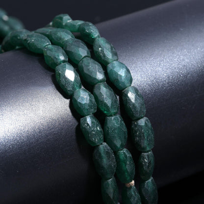 Green Aventurine Oval Shape Beads Natural Green Aventurine Faceted Gemstone Beads for Designer Jewelry Necklace Earrings Bracelet Making