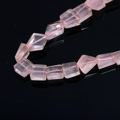 Rose Quartz Tumble Natural Rose Quartz Tumble Nuggets Fancy Shape Bead for Handmade Designer Jewelry Necklace Bracelet Earrings Making Craft
