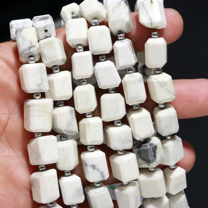 Howlite Tumble Beads Excellent Quality Natural Howlite Nuggets Beads Howlite Tumble Nuggets Beads for Designer Jewelry Making Craft Sale