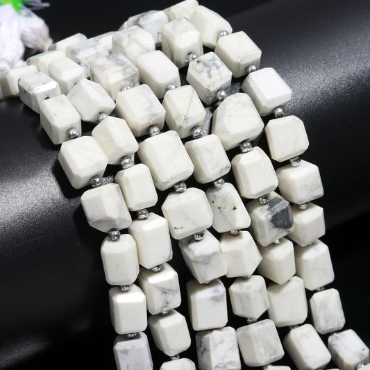 Howlite Tumble Beads Excellent Quality Natural Howlite Nuggets Beads Howlite Tumble Nuggets Beads for Designer Jewelry Making Craft Sale
