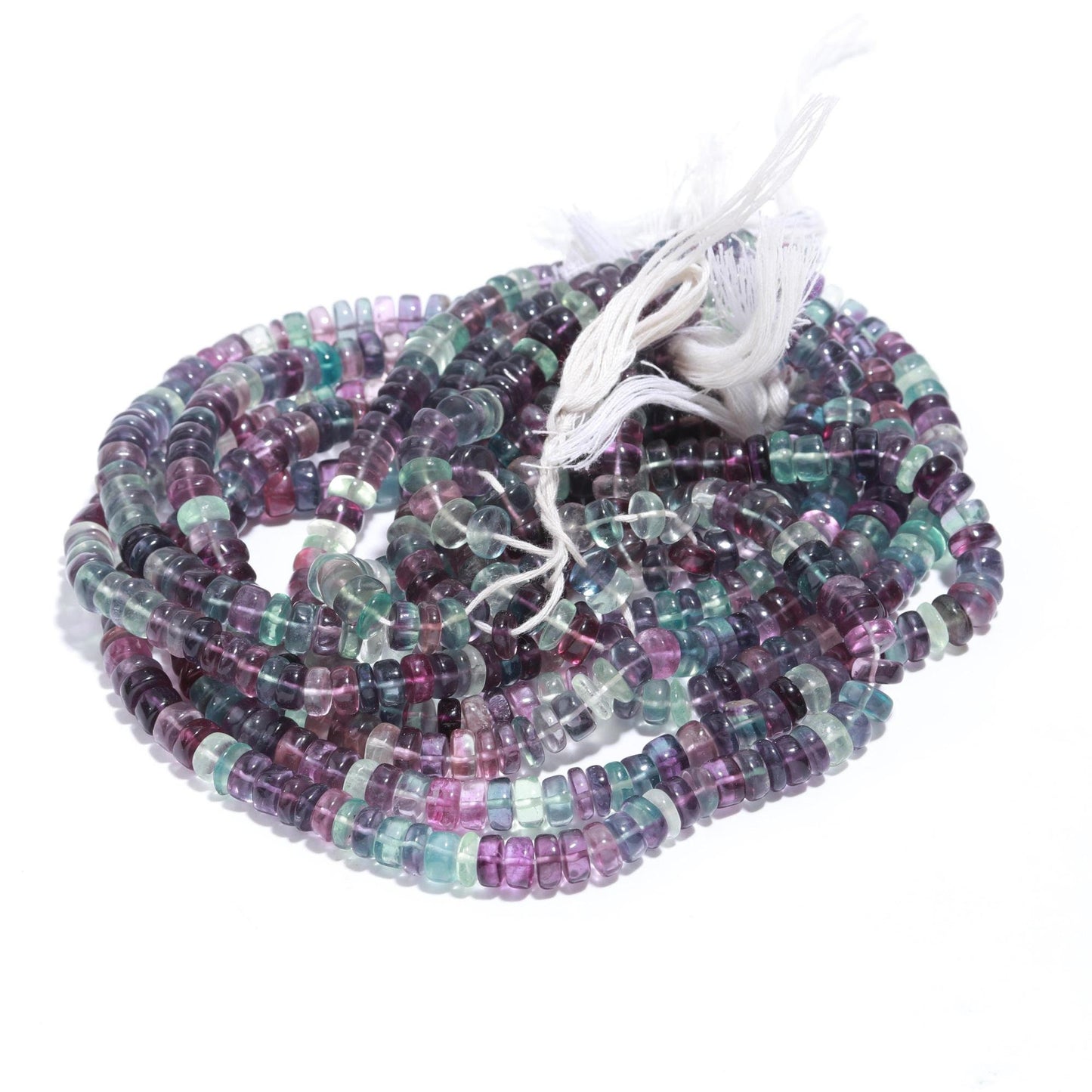 Fluorite Mix Heishi Washer Beads Natural Fluorite Mix Heishi Washer Beads AAA Quality 13 Inch Heishi Washer Fluorite Mix Beads for Jewelry