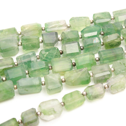 Natural Green Fluorite Tumble 8X14 MM 9" Strand Green Fluorite Nuggets Beads Natural Green Fluorite Tumble for Designer Jewelry Making Craft