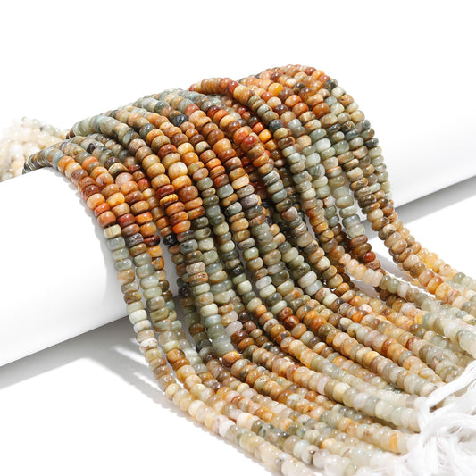 Cat's Eye Smooth Rondelle Beads 6-7 MM, 7-8MM, 8-9 MM Natural Cat's Eye Plain Beads for Handmade Designer Jewelry Necklace Bracelet Making