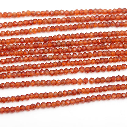 Hessonite Garnet Faceted Rondelle Beads Natural Hessonite Garnet Rondelle Beads Faceted Hessonite Garnet Beads for Designer Jewelry Making