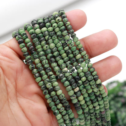 Ruby Zosite Faceted Rondelle Beads Natural Ruby Zosite Rondelle Beads Faceted Ruby Zosite Beads for Jewelry Making Necklace & Bracelet