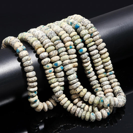 K2 Jasper Rondelle Smooth Beads K2 Jasper Beads Rare Natural K2 Jasper 12 MM Rondelle for Designer Handmade Jewelry Necklace Making Craft