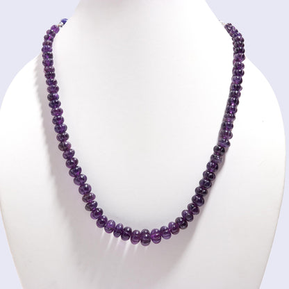 3 Strand Amethyst Pumpkin Hand Curved Beads AAA+ Natural Amethyst Watermelon Hand Carved Beads Necklace for Jewelry with adjustable clasp