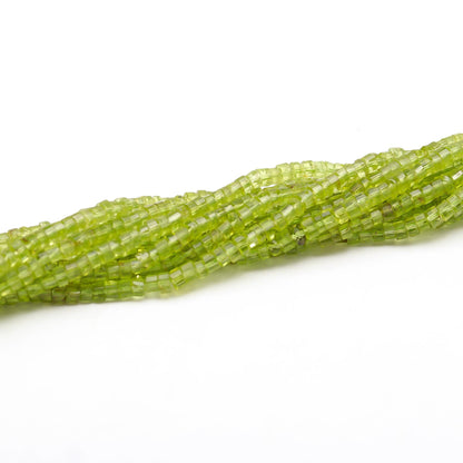 Natural Peridot Heishi Washer Beads Peridot Faceted Washer Beads AAA Quality 13 Inch Heishi Washer Beads Wholesale Price Peridot Beads Sale