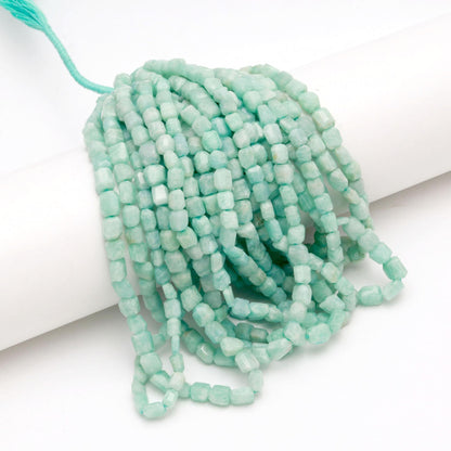 Amazonite Nugget Bead Faceted Nugget Bead Natural Amazonite Tumble 16" Strand Amazonite Gemstone Nugget Tumble Bead for Jewelry Designing