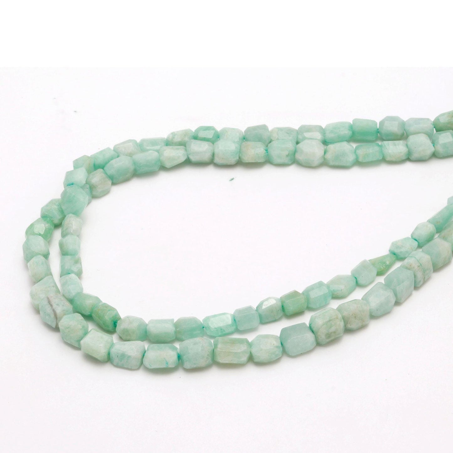 Amazonite Nugget Bead Faceted Nugget Bead Natural Amazonite Tumble 16" Strand Amazonite Gemstone Nugget Tumble Bead for Jewelry Designing